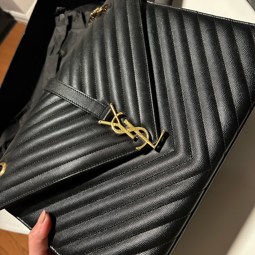 Authentic YSL Saint Laurent Large Envelope Bag